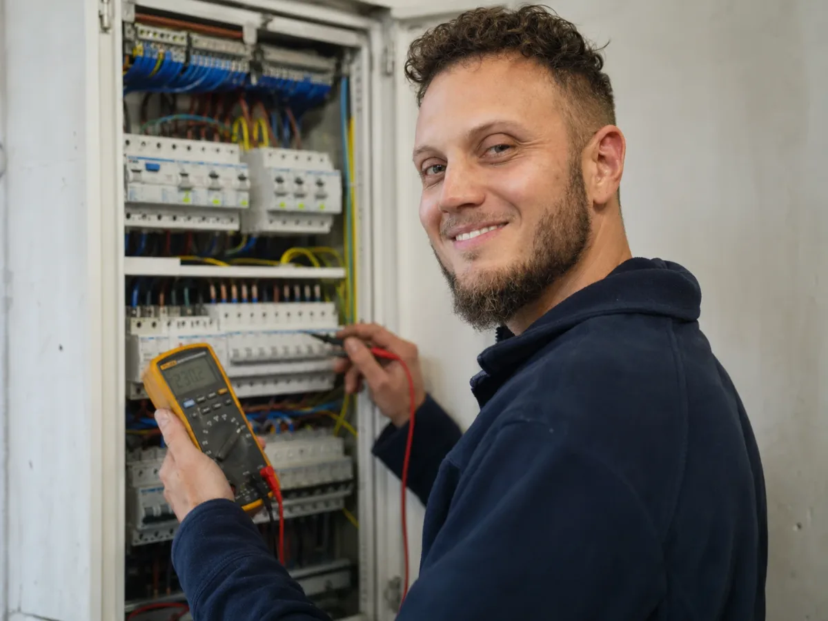 Prüfung einer Elektroverteilung durch Elektro W Vision